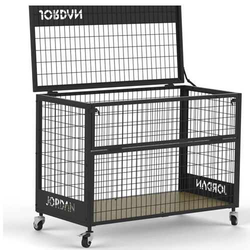 Storage Cage with Castors & Lid