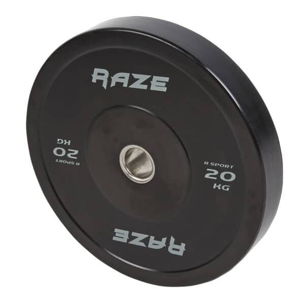 RAZE R-Sport Black Bumper Plate 20kg